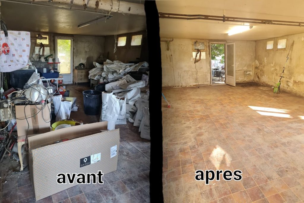 Vide appartement avant / Après